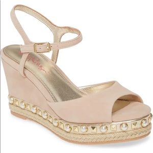 Lilly Pulitzer Hadley wedge natural